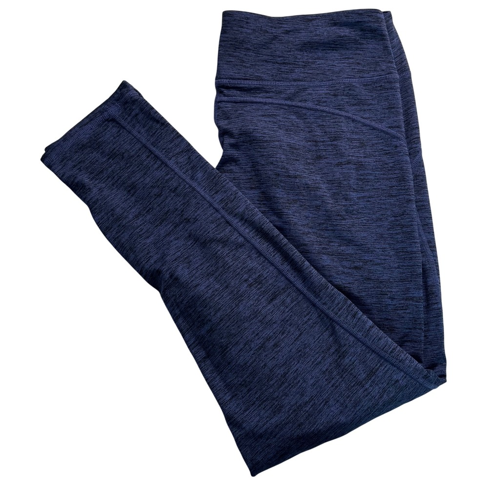 ClimateRight Cuddl Duds Navy Blue Space Dye Plush Warmth Leggings XL Pockets